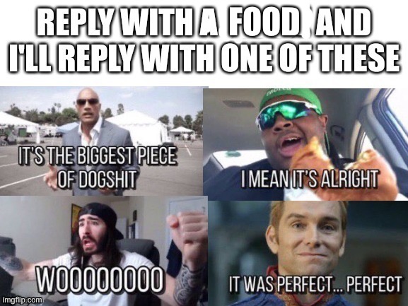 FOOD | made w/ Imgflip meme maker