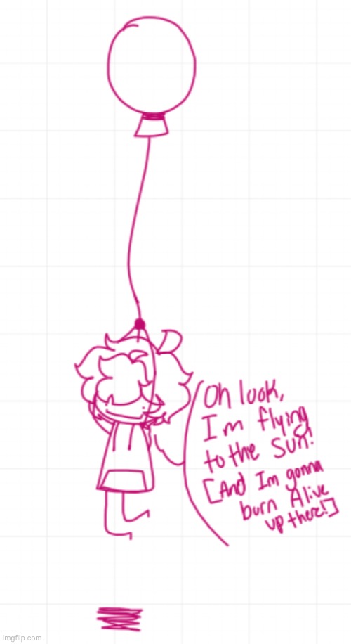 [Flying to the sun with another balloon] | image tagged in whiteboard,balloon flying,to the,sun,to burn alive,why are you reading the tags | made w/ Imgflip meme maker