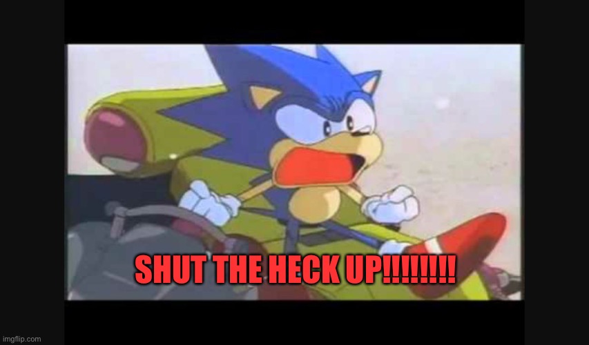 A message to the OG Pokémon fans | SHUT THE HECK UP!!!!!!!! | image tagged in sonic- shut up tails | made w/ Imgflip meme maker