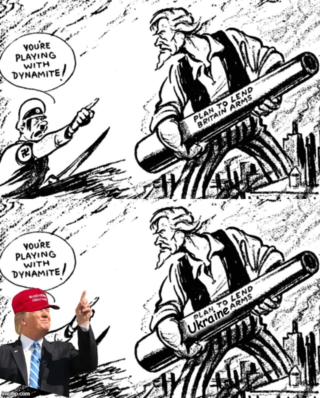 Ukraine | image tagged in lend-lease act cartoon | made w/ Imgflip meme maker