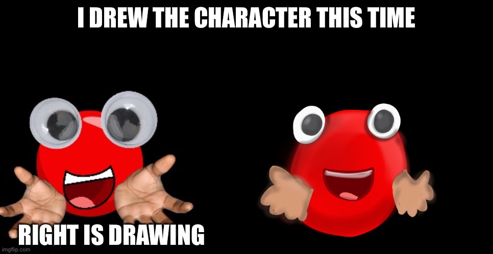 Character | I DREW THE CHARACTER THIS TIME; RIGHT IS DRAWING | image tagged in cute,oc | made w/ Imgflip meme maker
