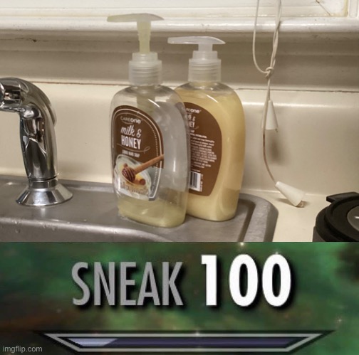 Sneaky soap | image tagged in sneak 100,soap | made w/ Imgflip meme maker