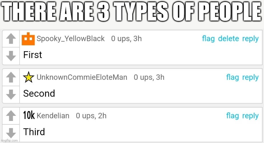 THERE ARE 3 TYPES OF PEOPLE | made w/ Imgflip meme maker