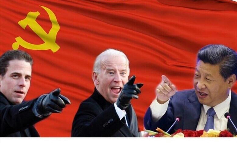 High Quality Biden and China Blank Meme Template