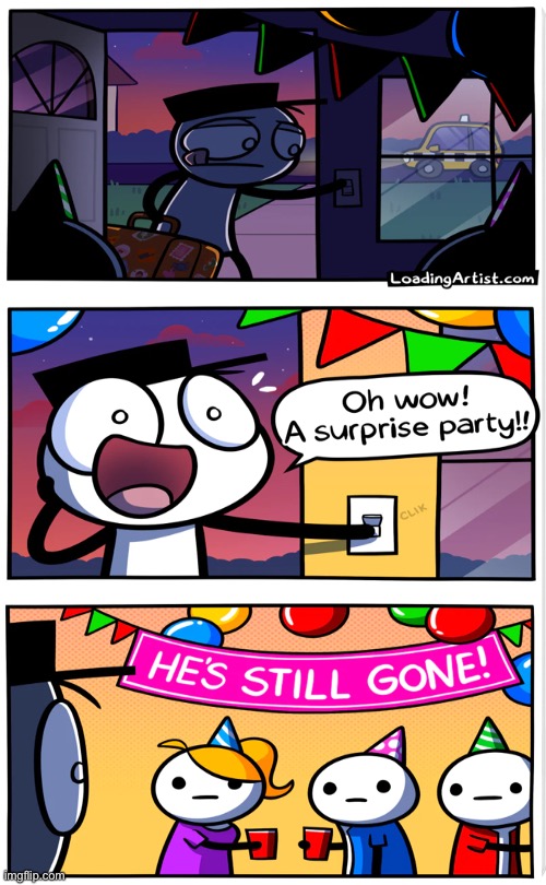 Hatred party | image tagged in loading,artist,comics | made w/ Imgflip meme maker