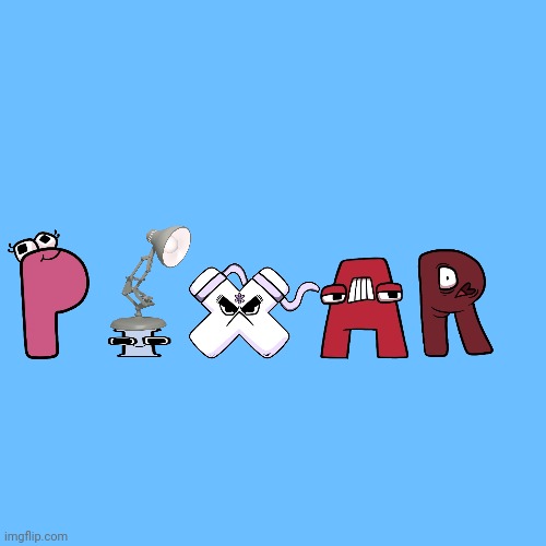 Alphabet lore PIXAR | image tagged in memes,blank transparent square | made w/ Imgflip meme maker