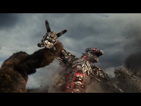 High Quality Godzilla and Kong Vs Mecha Godzilla Blank Meme Template