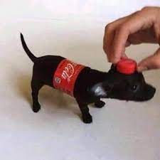 High Quality Coke dog Blank Meme Template