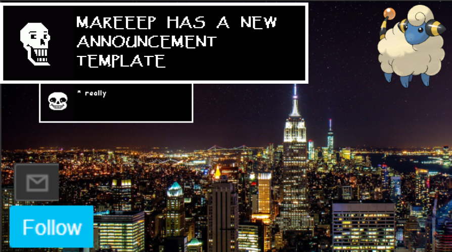 mareeep announcement Blank Meme Template