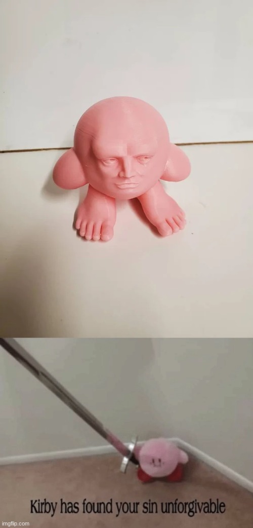 I found it on Etsy | image tagged in kirby has found your sin unforgivable | made w/ Imgflip meme maker