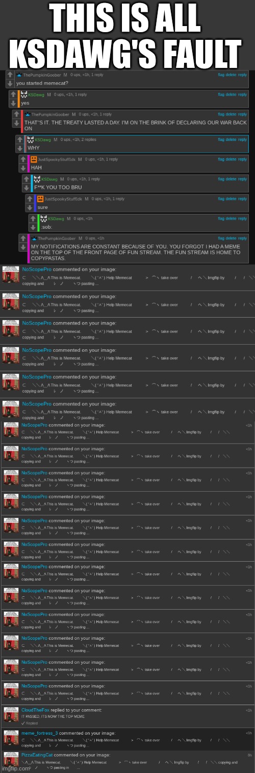 THIS IS ALL KSDAWG'S FAULT | made w/ Imgflip meme maker