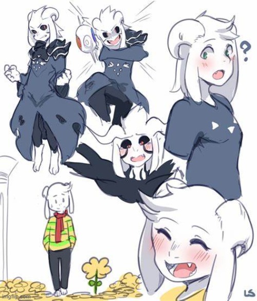 Asriel femboy temp idk | image tagged in asriel femboy temp idk | made w/ Imgflip meme maker