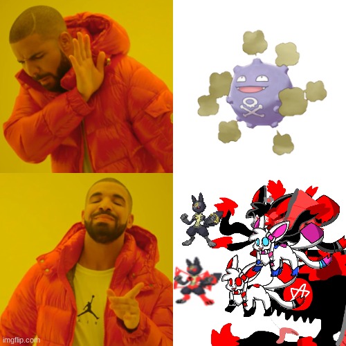 no yes | image tagged in memes,drake hotline bling,pokemon | made w/ Imgflip meme maker