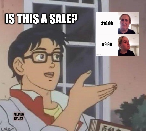 Hmm... | IS THIS A SALE? MEMES BY JAY | image tagged in is this a pigeon,shopping,bargain | made w/ Imgflip meme maker