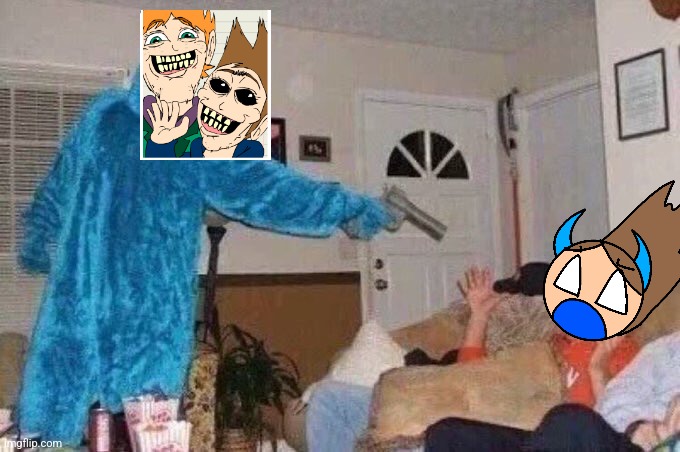 MY ICY GOSH *dies* | image tagged in cursed cookie monster,cursed image | made w/ Imgflip meme maker