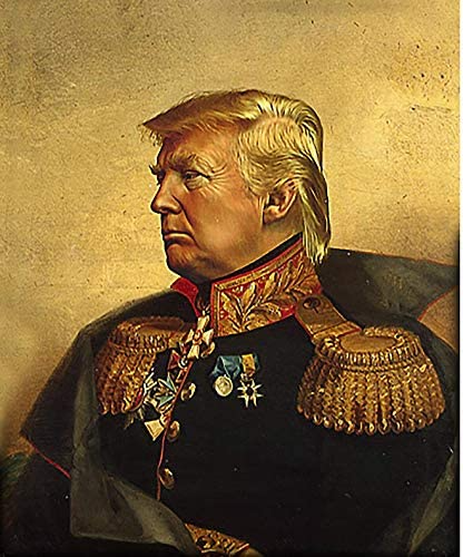 Donald Trump Napoleon Dictator Military uniform Blank Meme Template