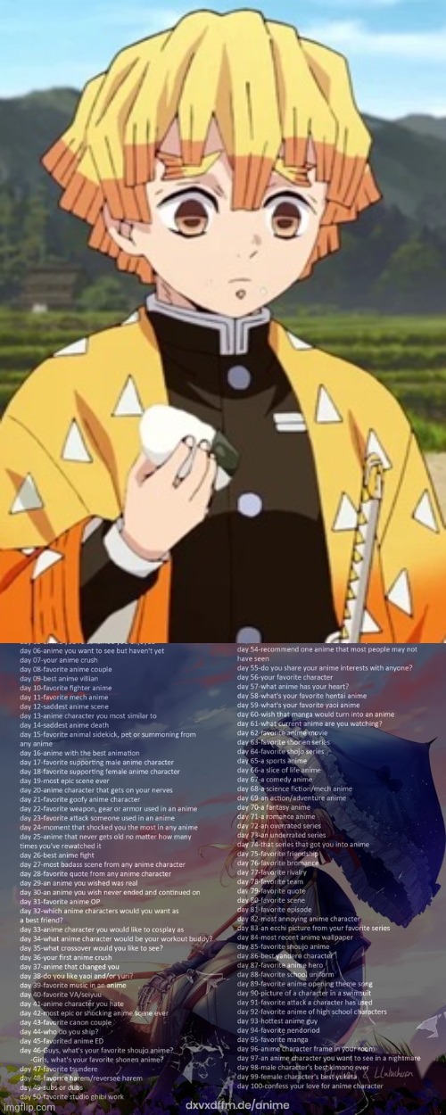 Day 3 | image tagged in 100 day anime challenge | made w/ Imgflip meme maker