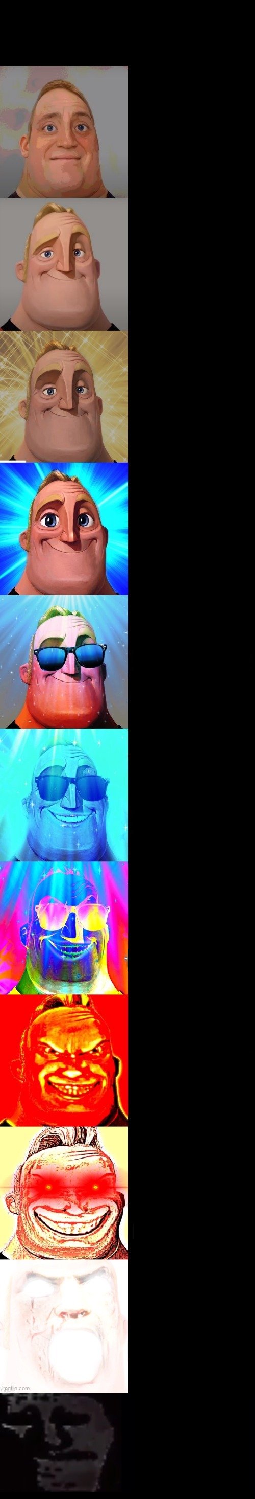 Mr Incredible becoming canny and instantly becomes uncanny Blank Meme Template