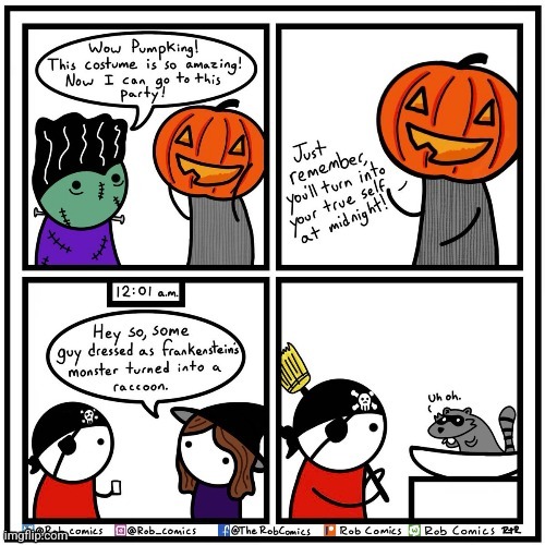 RACCOON JUST WANTED TO EAT THE CANDY | image tagged in raccoon,pirate,halloween,pumpkin,spooktober,comics/cartoons | made w/ Imgflip meme maker