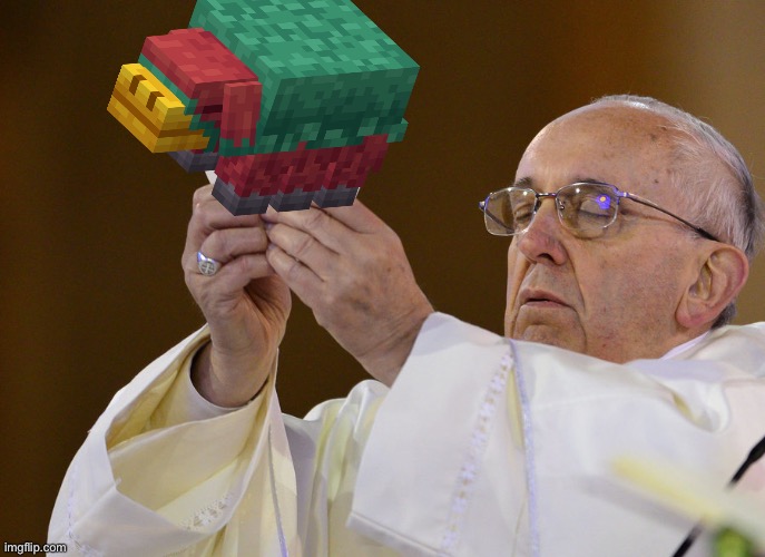 I am a sniffer Stan now | image tagged in pope with wafer | made w/ Imgflip meme maker