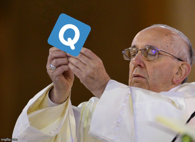 Pope Holding | image tagged in pope holding | made w/ Imgflip meme maker