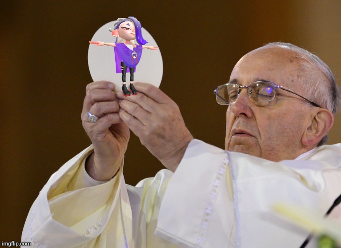 Pope with wafer | image tagged in pope with wafer | made w/ Imgflip meme maker