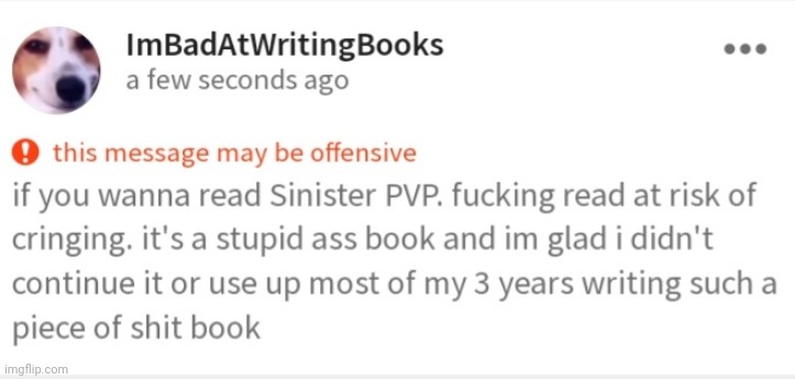 my first book sucked | made w/ Imgflip meme maker