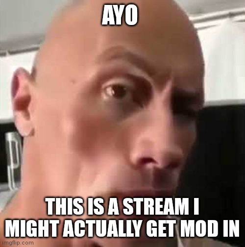 Can I have mod please? | AYO; THIS IS A STREAM I MIGHT ACTUALLY GET MOD IN | image tagged in ayo that s kinda sus ngl | made w/ Imgflip meme maker