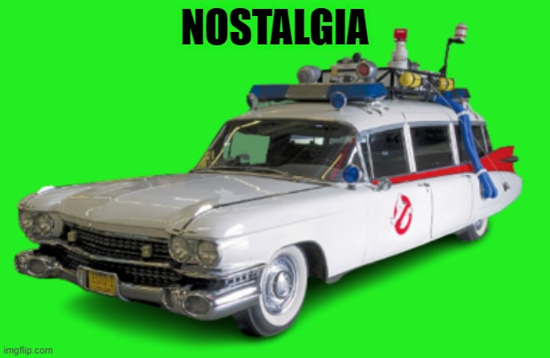 boo | NOSTALGIA | image tagged in ghostbusters,ecto-1 | made w/ Imgflip meme maker