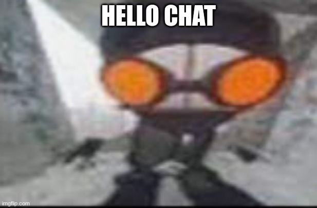 Goofy ahh hank | HELLO CHAT | image tagged in goofy ahh hank | made w/ Imgflip meme maker