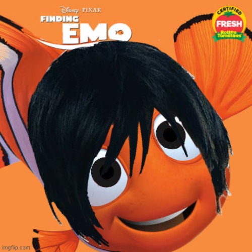 NEMO IS EMO! | image tagged in nemo but emo | made w/ Imgflip meme maker