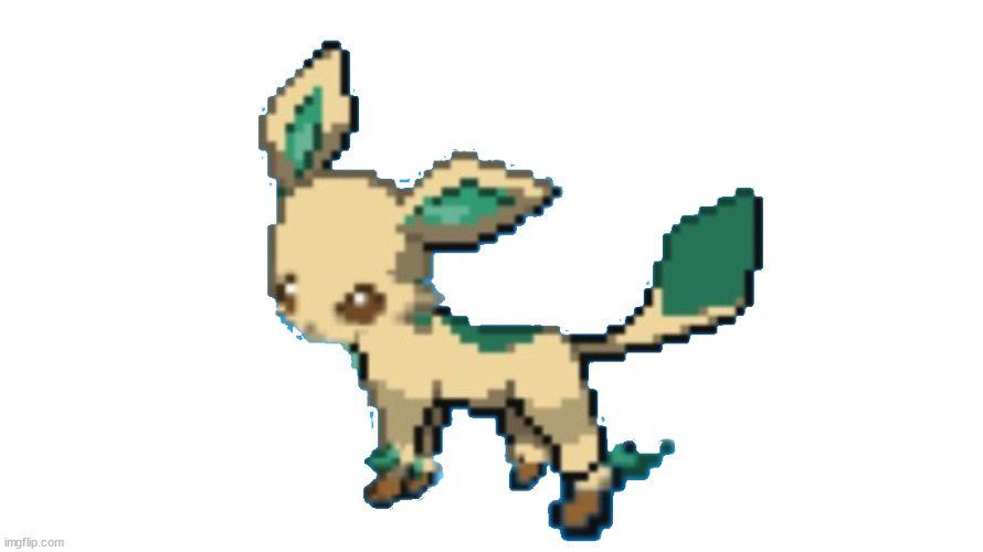 should i keep it's og name (leafceon) or should i change it? | image tagged in leafceon | made w/ Imgflip meme maker