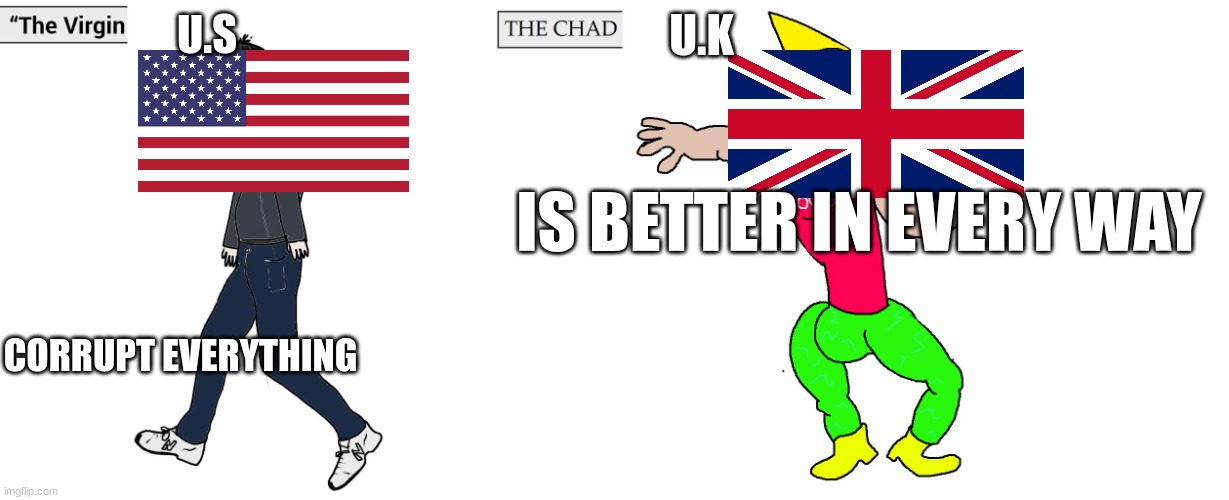 Virgin and Chad Meme Generator - Imgflip