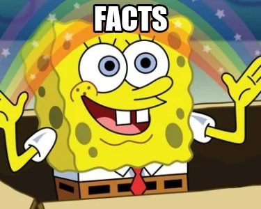 High Quality Sponge bob facts Blank Meme Template