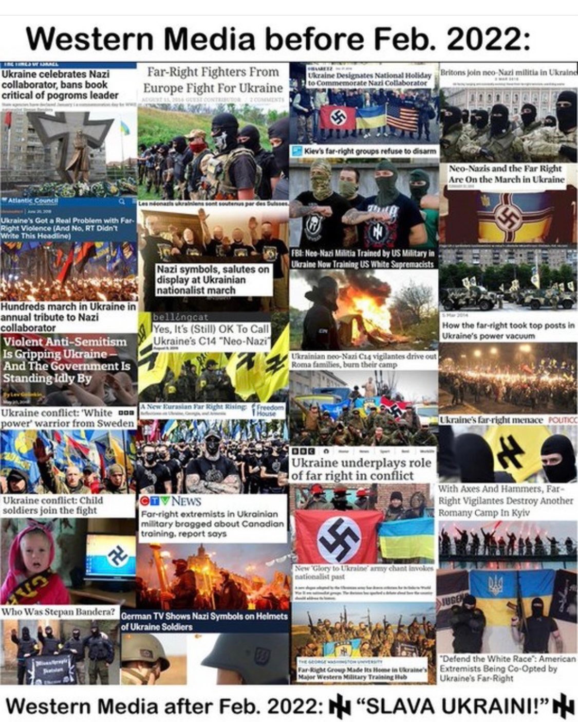 MSM before Feb 2022 about Ukraine Blank Meme Template