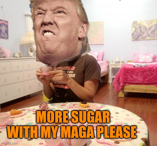 MORE SUGAR WITH MY MAGA PLEASE | made w/ Imgflip meme maker