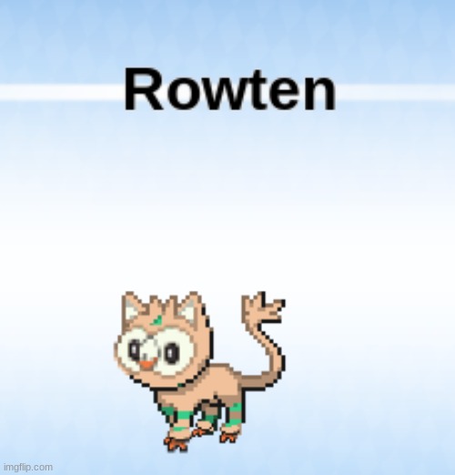 rowlet + litten | image tagged in pokemon | made w/ Imgflip meme maker