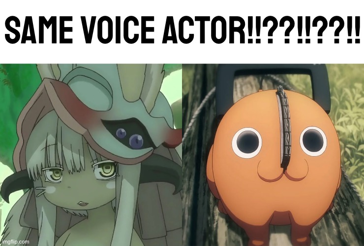 Idk lol |  Same voice actor!!??!!??!! | made w/ Imgflip meme maker