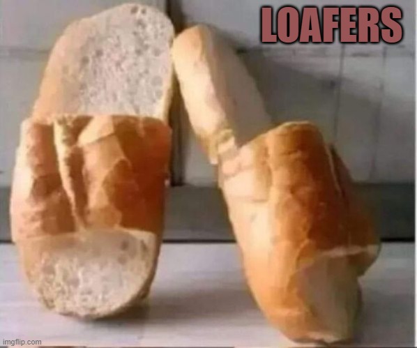 loafers | LOAFERS | image tagged in loafers,kewlew | made w/ Imgflip meme maker