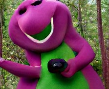 Camera Barney Blank Meme Template