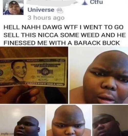 barack buck.☠ | made w/ Imgflip meme maker