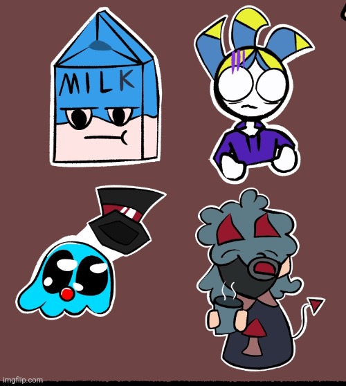 MilkIsInParadise, Skele_sketch113, nameless.user, spookmonth_mushmimb as sticker | made w/ Imgflip meme maker