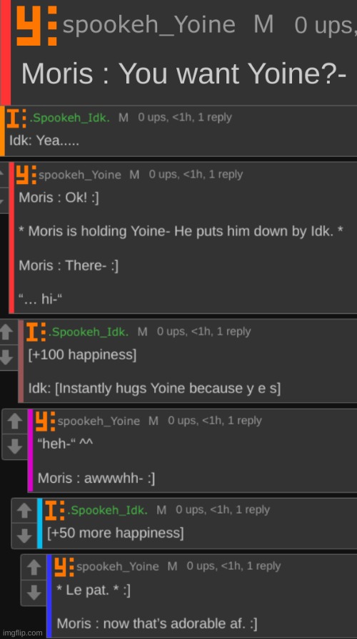 [Wholesomeness 100] | image tagged in idk,stuff,s o u p,carck | made w/ Imgflip meme maker