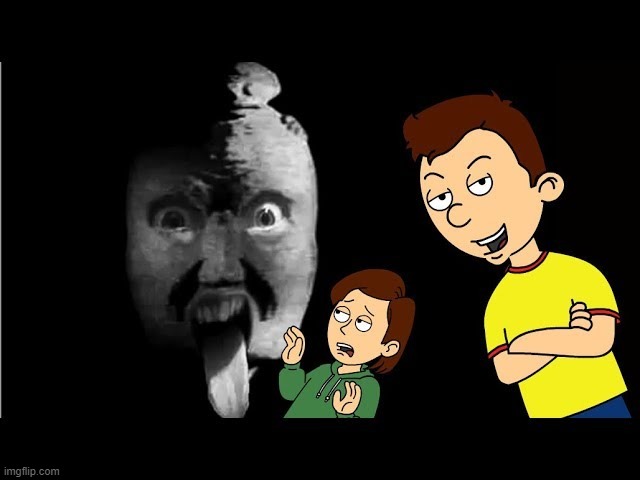 Caillou, Boris, And The BND Of Doom Logo | image tagged in memes | made w/ Imgflip meme maker