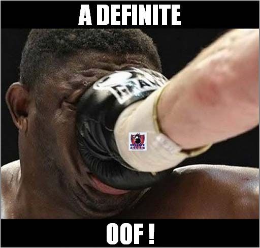 Punch Causes Face Ripples ! | A DEFINITE; OOF ! | image tagged in fun,boxing,oof | made w/ Imgflip meme maker