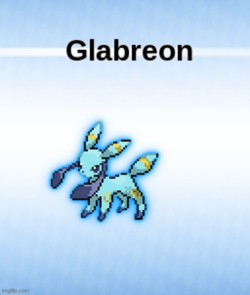 glaceon + umbreon | image tagged in pokemon | made w/ Imgflip meme maker