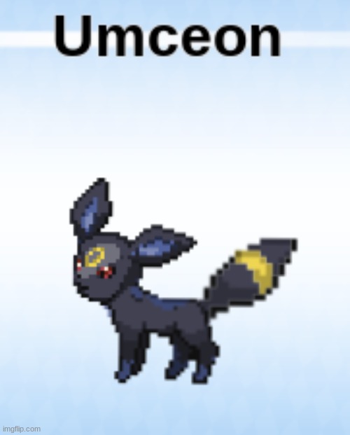 glaceon + umbreon (the other way) | image tagged in pokemon | made w/ Imgflip meme maker