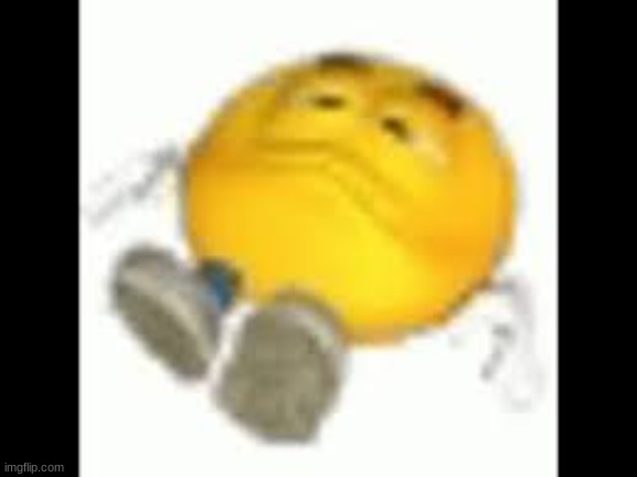 High Quality emoji laying on the floor Blank Meme Template