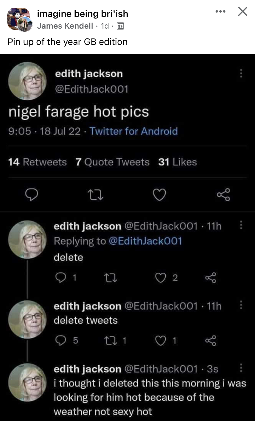 Nigel Farage hot pics Blank Meme Template