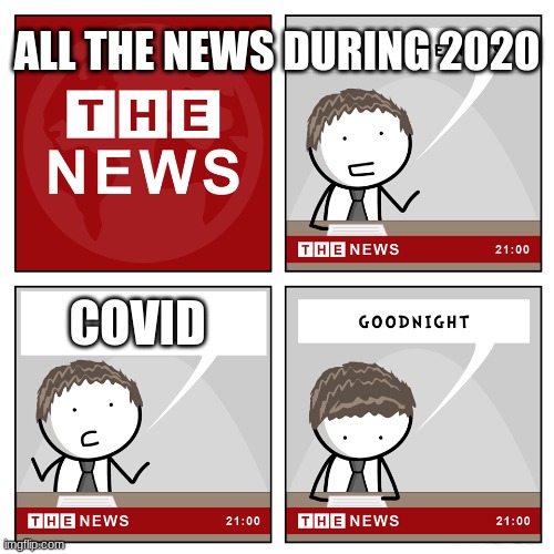 For real | ALL THE NEWS DURING 2020; COVID | image tagged in the news | made w/ Imgflip meme maker